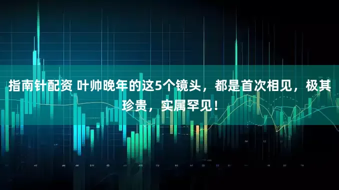 指南针配资 叶帅晚年的这5个镜头，都是首次相见，极其珍贵，实属罕见！